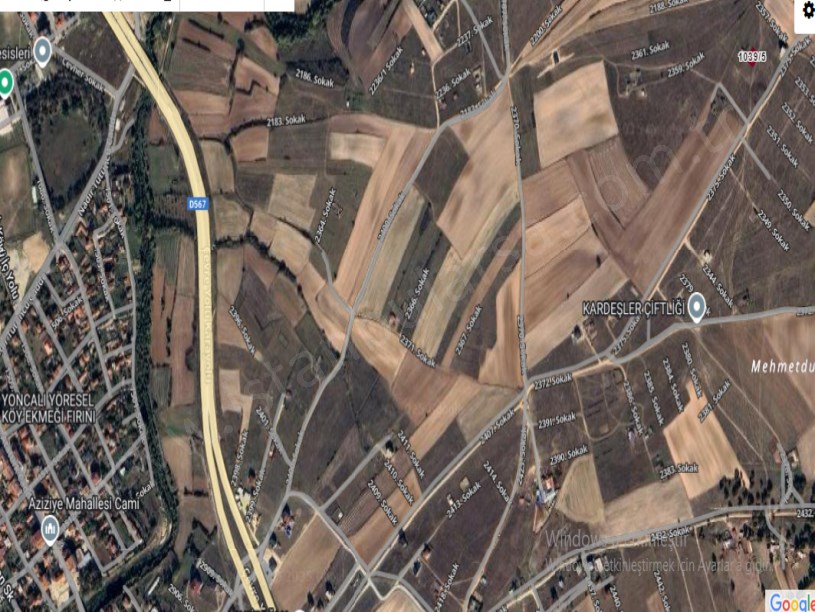 Tekirdağ Saray Büyükyoncalı Mah Satılık Arsa , 299 m2 Yolu Var Müstakil