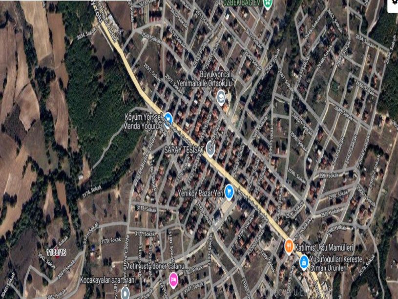 Tekirdağ Saray Büyükyoncalı Mah Satılık Arsa , 288 M2 Müstakil Merkeze Yakın