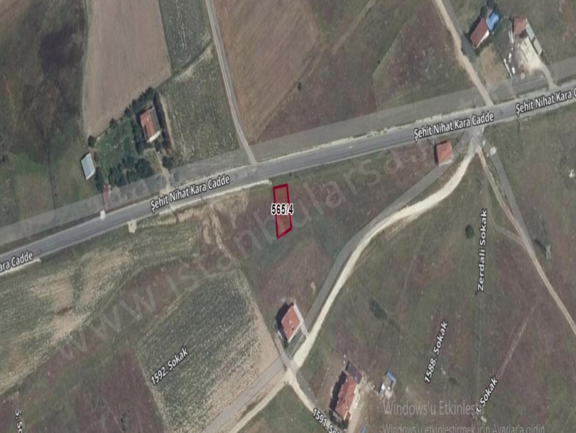 Tekirdağ Saray Büyükyoncalı Mah Satılık Arsa , 241 M2 Cadde Cephe Merkezde