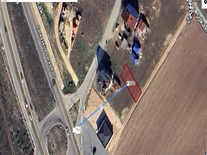 Tekirdağ Saray Büyükyoncalı Mah Satılık Arsa , 258 M2 Yolu Var Müstakil Evlerin Yakını