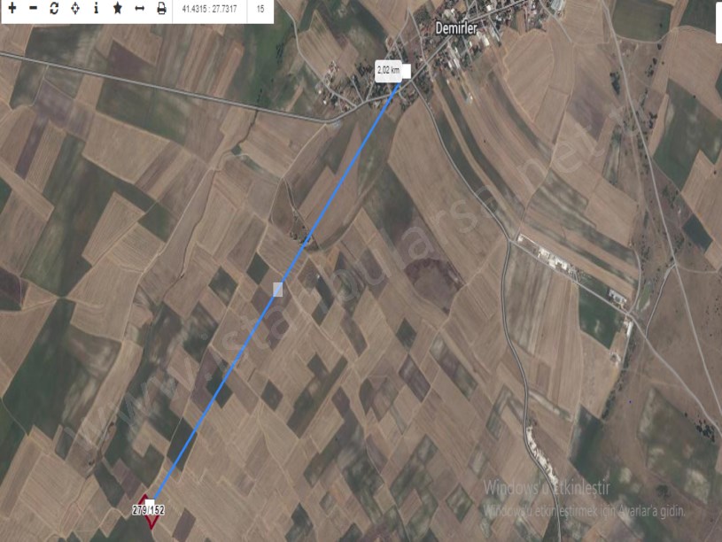 Tekirdağ Saray Beyazköy Satılık Tarla , 5,166 M2  Yolu Var Müstakil