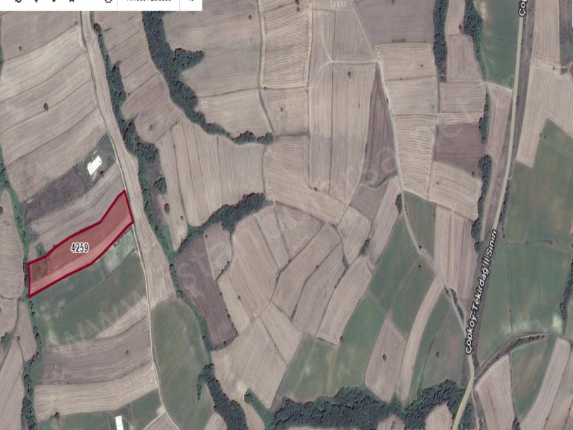 Edirne Uzunköprü Çöpköyde Satılık Arsa , 300 m2 Hisseli Yolu Var