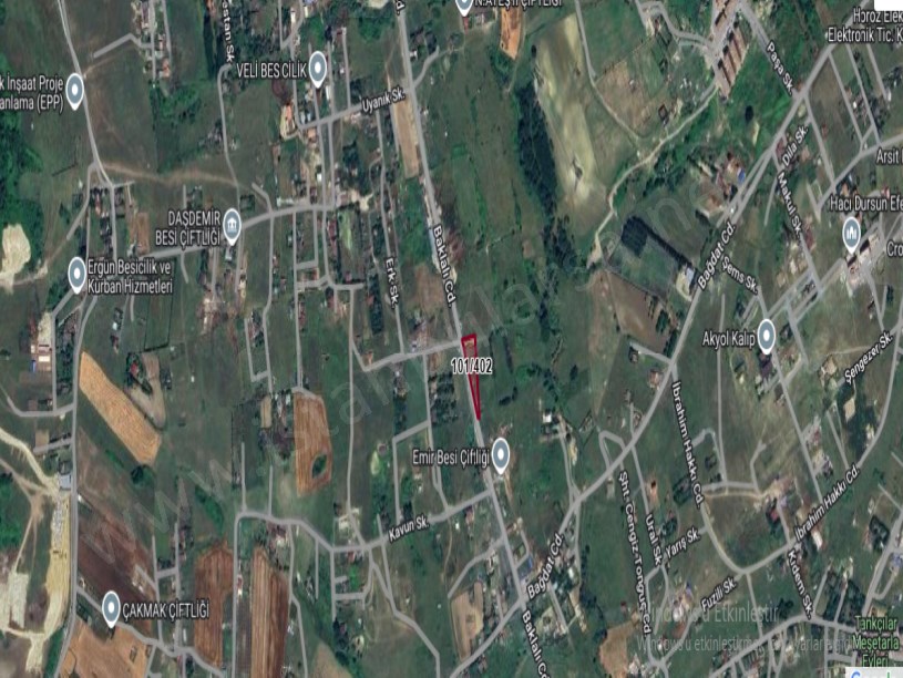Arnavutköy Tayakadın Satılık Arsa ,  230 M2 Çevrili Cadde Cephe Merkezde