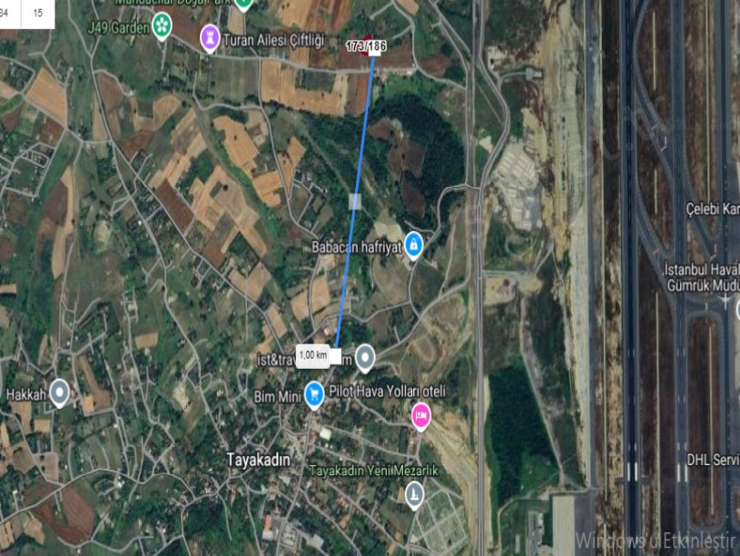 Arnavutköy Tayakadın Satılık Arsa ,  475 m2 Yolu Var Evlerin Yakını  Hisseli