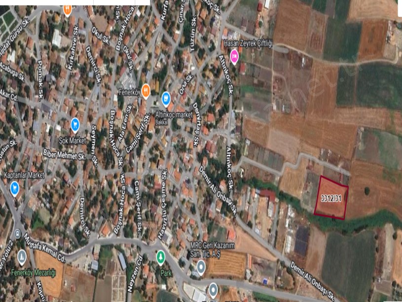 Silivri Fenerköyde Satılık Tarla , 3,600 m2 Müstakil Yolu Var