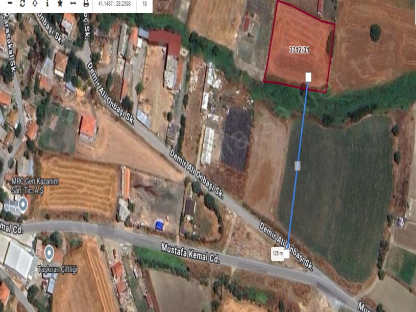 Silivri Fenerköyde Satılık Tarla , 3,600 m2 Müstakil Yolu Var