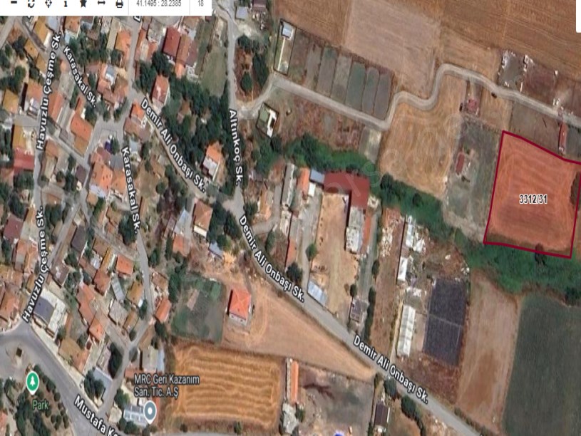 Silivri Fenerköyde Satılık Tarla , 3,600 m2 Müstakil Yolu Var