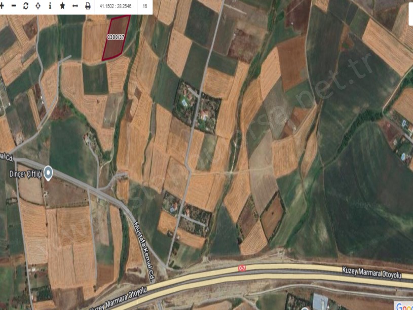 Silivri Fenerköyde Satılık Arsa , 380 M2 Hisseli Çaplı Yolu Var