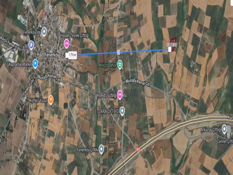 Silivri Fenerköyde Satılık Arsa , 380 M2 Hisseli Çaplı Yolu Var