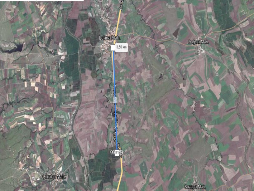Tekirdağ Hayrabolu Lahna Mah , Satılık Arsa  , 272 m2 Hisseli Çaplı 