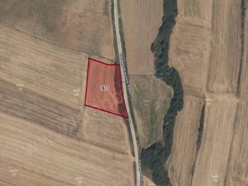 Kırklareli Babaeski Hazinedar Köyünde Satılık Arsa , 558 m2 Yola Cephe Hisseli