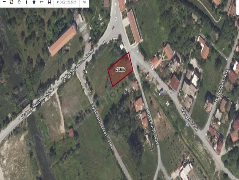Arnavutköy Durusu Mah  Satılık Arsa ,  982 m2 Müstakil Merkezde  