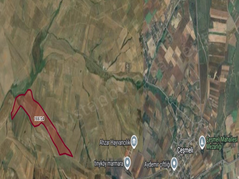 Tekirdağ Marmaraereğli Çeşmeli Mah Satılık Arsa , 437 M2 Hisseli