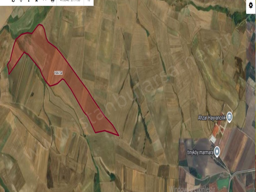 Tekirdağ Marmaraereğli Çeşmeli Mah Satılık Arsa , 437 M2 Hisseli