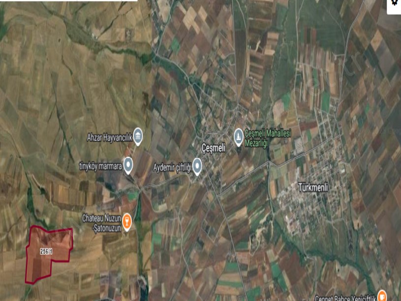 Tekirdağ Marmaraereğli Çeşmeli Mah Satılık Arsa , 243 m2 Hisseli Yolu Var