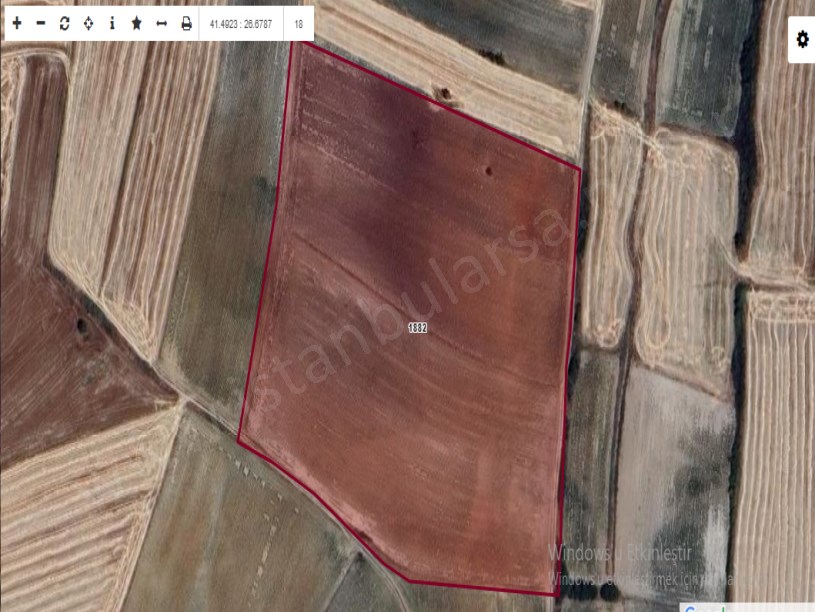 Edirne Havsa Azatlı Köyünde Satılık Arsa , 224 M2 Hisseli