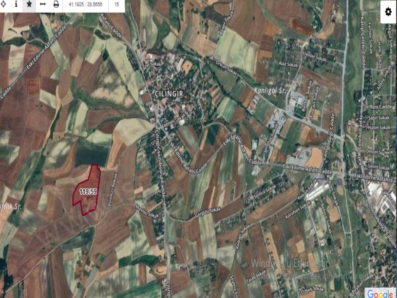 Arnavutköy Çilingirde Satılık Arsa , 350 M2 Çaplı İmarlı