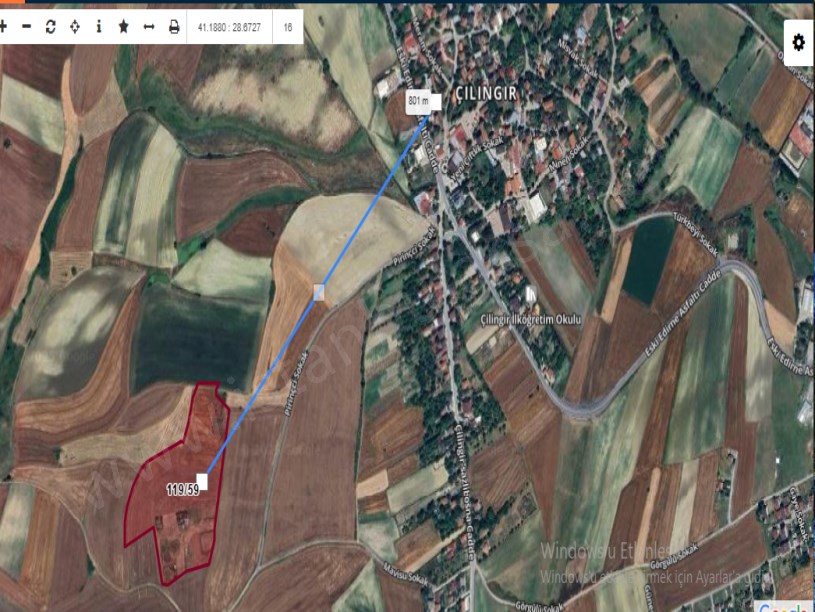 Arnavutköy Çilingirde Satılık Arsa , 350 M2 Çaplı İmarlı