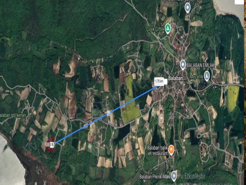 Arnavutköy Balabanda Satılık Arsa , 546 M2 Yolu Var Hisseli