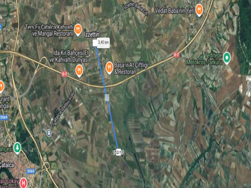 Çatalca İzzettinde Satılık Müstakil  Ev , 255 m2 Arsa İçinde Çevrili Yolu Var