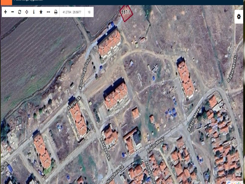 Edirne Uzunköprü Aşçıoğlu Mah , Satılık Arsa , 333 m2 Merkezde Müstakil 