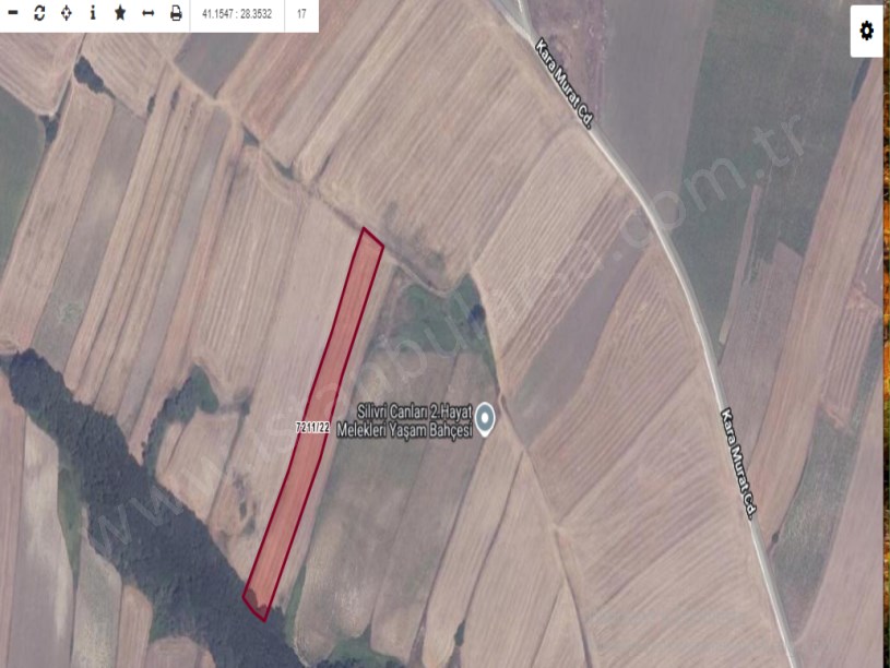 Silivri Kadıköyde Satılık Arsa , 450 m2 Çapı Yolu Var