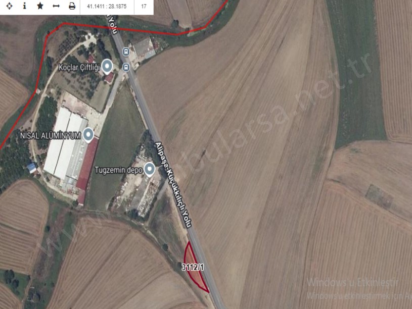 Silivri Küçükkılıçta Satılık Arsa , 220 M2 Asfalta cephe Evlerin Yakını
