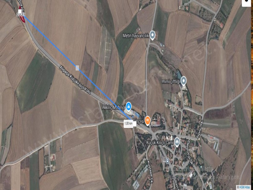 Silivri Küçükkılıçta Satılık Arsa , 220 M2 Asfalta cephe Evlerin Yakını