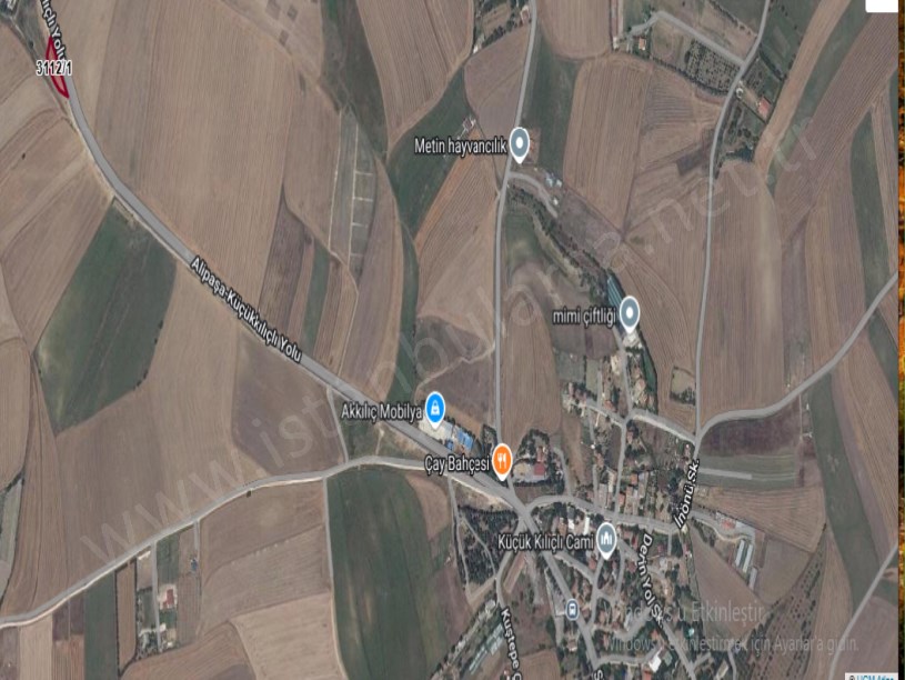 Silivri Küçükkılıçta Satılık Arsa , 220 M2 Asfalta cephe Evlerin Yakını