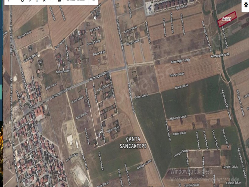 Silivri Sancaktepe Mah Satılık Arsa , 450 m2 Çaplı Yolu Var Merkezde