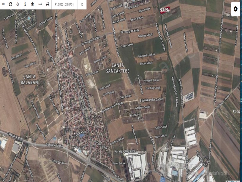 Silivri Sancaktepe Mah Satılık Arsa , 450 m2 Çaplı Yolu Var Merkezde