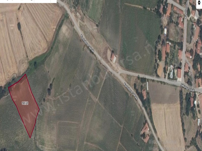 Edirne İpsala İbriktepe Köyü Satılık Tarla , 4 Dönüm Müstakil Köy Dibinde