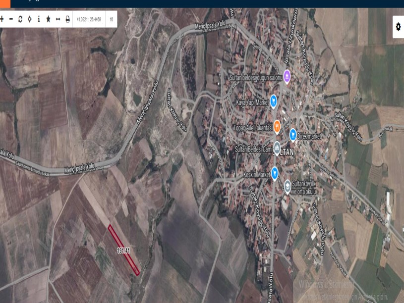 Edirne İpsala Sultanköyde Satılık Tarla , 4 Dönüm Yolu Var İmar Dibi  Müstakil