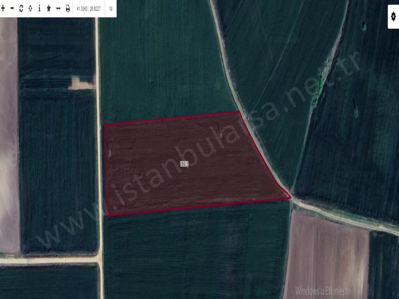 Edirne Uzunköprü Kiremitçisalih Köyünde Satılık Arsa , 1 Dönüm Yolu Var Köy İçi 