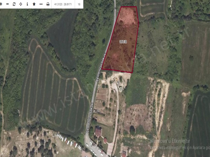 Arnavutköy Balabanda Satılık Arsa , 570 m2 Çaplı Çevrili Yolu var 