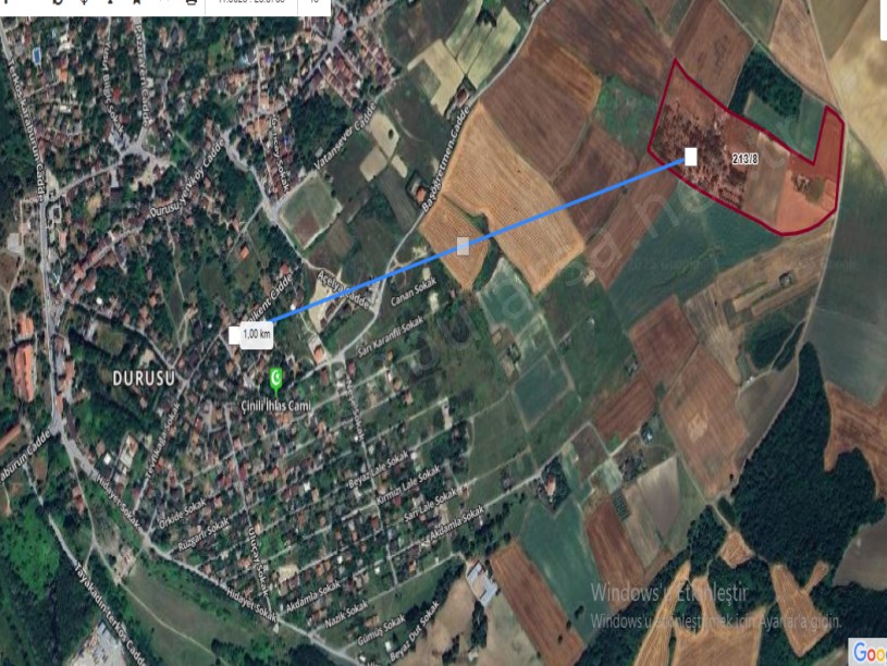 Arnavutköy Yeniköyde Satılık Arsa , 700 m2 Çaplı Yolu Var Evlerin Yakını
