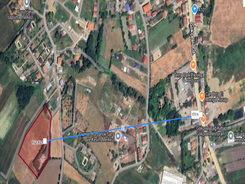 Çatalca Gökçealide Satılık Arsa , 2,259 m2 Çaplı Muvafakatnameli Yolu Var