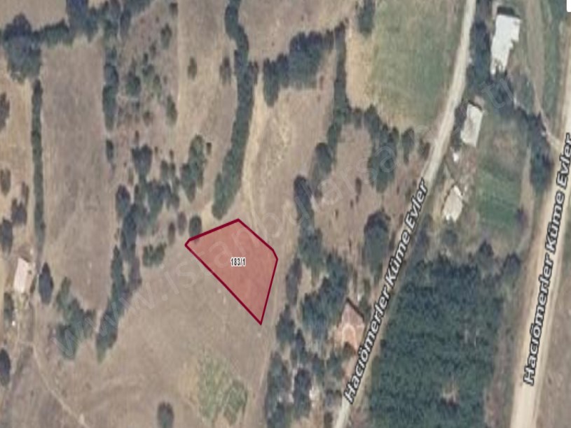 Çanakkale  Lapseki Hacıömerler Köyü Satılık Arsa , 445 m2 Müstakil Evlerin Yakını 