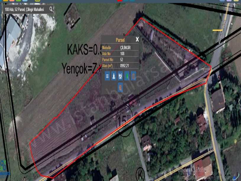 Arnavutköy Çilingirde Satılık Arsa , 220 M2 Yeri Belli Çevrili Yolu Var