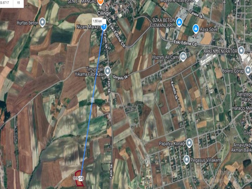 Arnavutköy Çilingirde Satılık Arsa , 705 M2 Hisseli