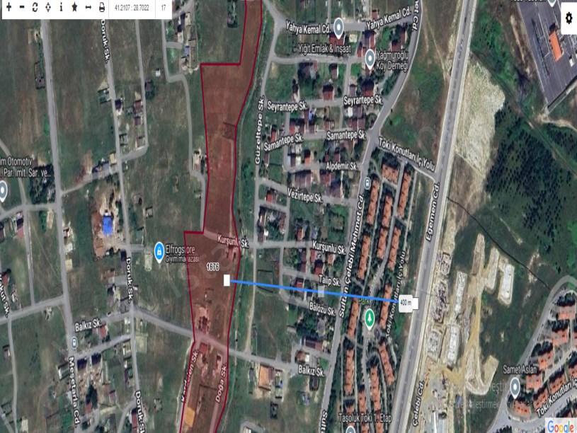 Arnavutköy Taşolukta Satılık Arsa , 250 m2 Merkezde Evlerin Yakını İmarlı