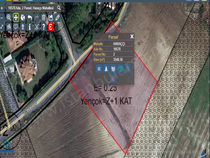 Arnavutköy Haraççıda Satılık Arsa , 3,548 M2 Müstakil İmarlı
