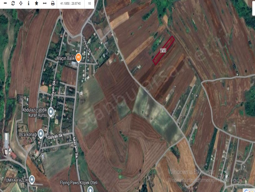 Arnavutköy Haraççıda Satılık Arsa , 234 m2 Evlerin Yakını İmarlı