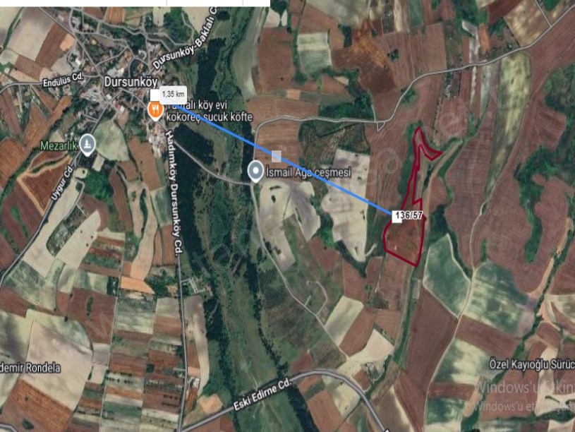 Arnavutköy Dursunköyde Satılık Arsa , 247 m2  Hisseli