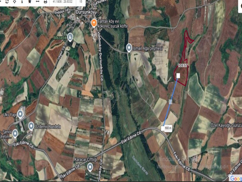Arnavutköy Dursunköyde Satılık Arsa , 247 m2  Hisseli