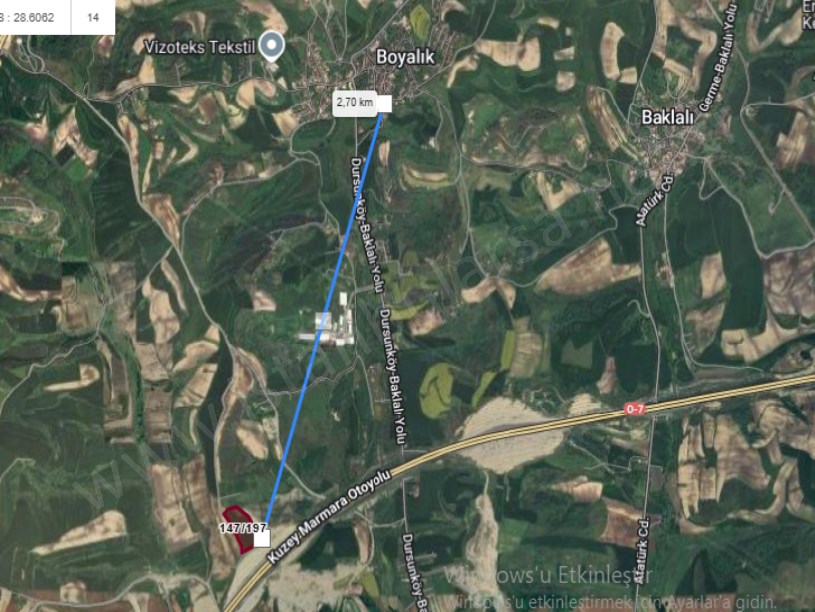 Arnavutköy Boyalıkta Satılık Arsa , 119 m2  Hisseli İmarlı