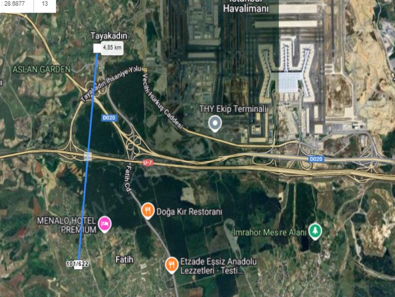 Arnavutköy Tayakadın Satılık Arsa ,  300 m2 Yolu Var Merkezde 