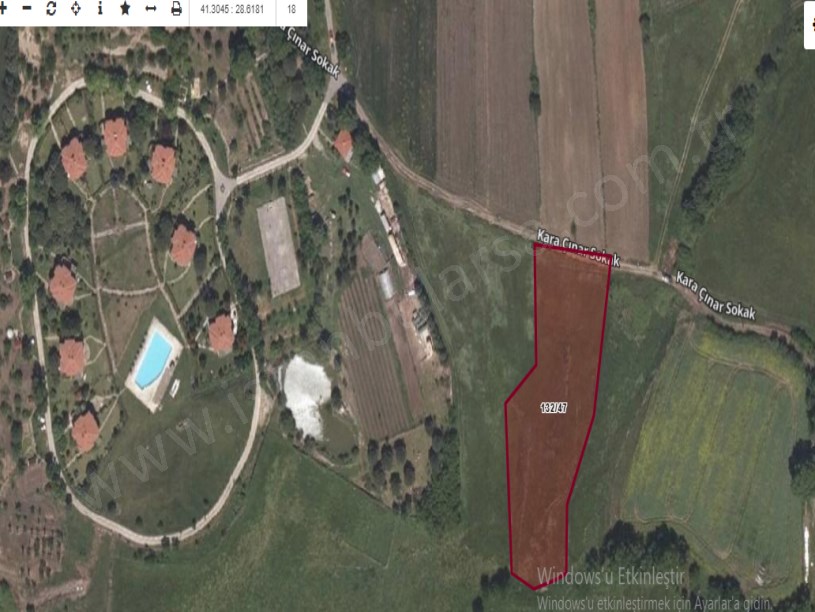 Arnavutköy Balabanda Satılık Arsa , 968 M2 Yolu Var Villalara Yakın