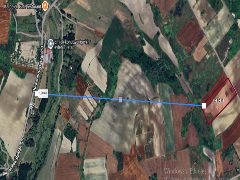 Arnavutköy Dursunköyde Satılık Arsa , 208 M2 Yolu Var Hisseli