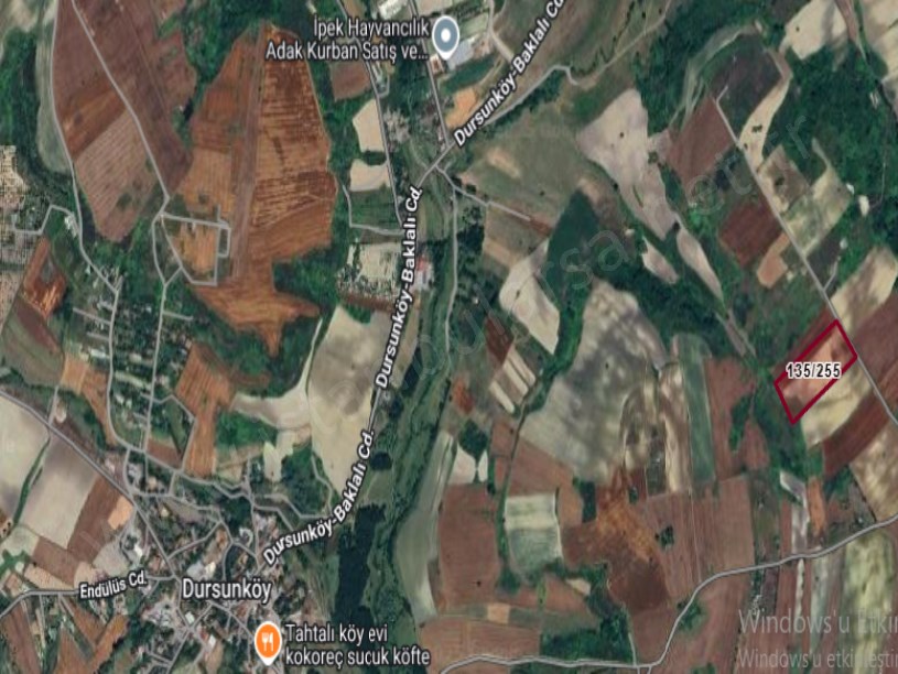 Arnavutköy Dursunköyde Satılık Arsa , 208 M2 Yolu Var Hisseli
